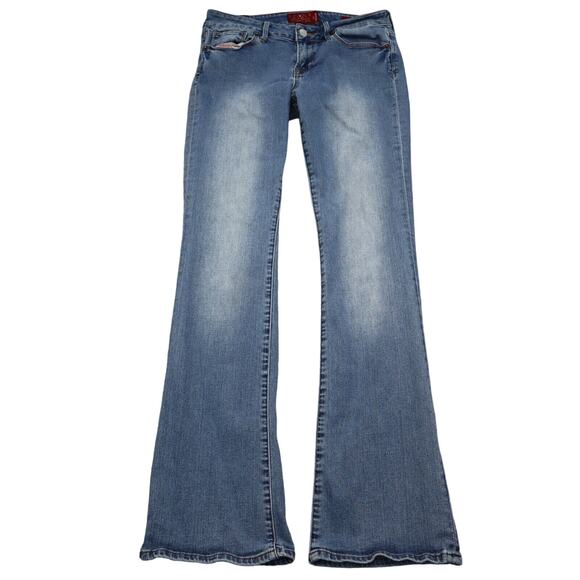 Lucky Brand Pants Womens 27 Blue Denim Flat Front Handcrafted Leyla Boot Jeans - Picture 1 of 16